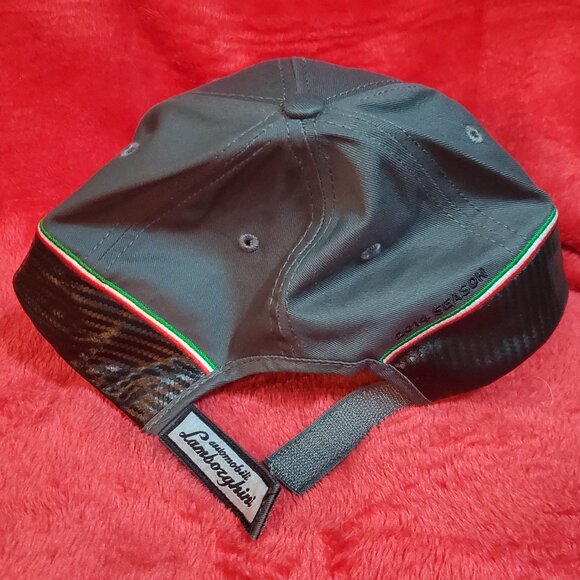 Baseball Cap Embroidered Hat Carbon Fiber Unbranded Auto Racing Super Trofeo - Picture 5 of 16